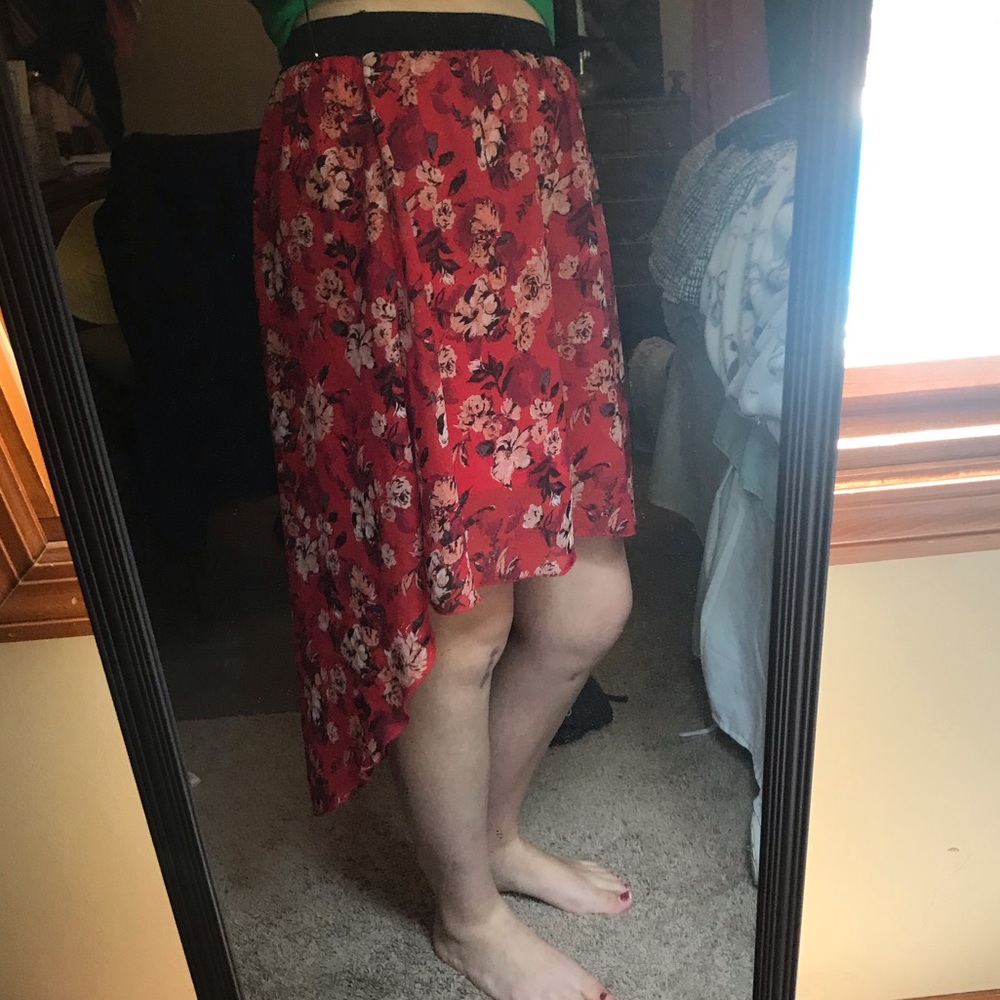 Charlotte Russe High Low Skirt